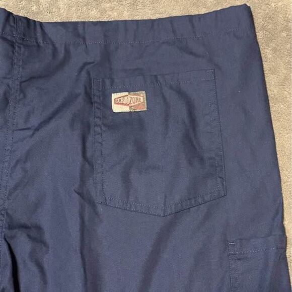 NEW Scrub Zone Navy Blue Unisex Uniform Scrubs Pants - Picture 6 of 6